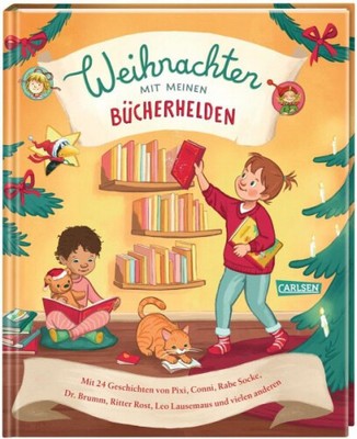 Weihnachten mit meinen Bücherhelden|Gebundenes Buch|Deutsch|ab 7 Jahren