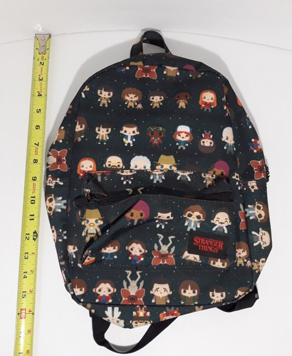 Loungefly Stranger Things Mini Nylon Backpack All Over Character Print - Picture 4 of 4