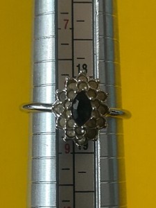 Authentic 14kt Gold Plated Fancy Ring with Stone Setting
