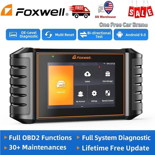 FOXWELL NT710 OBD2 Scanner Diagnostic Bidirectionnel Système Complet Lecteur Code TPMS