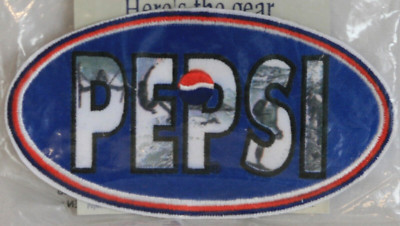 Nothing Else Is A Pepsi Patch Promo Gear * Embroidered Sew Iron On Surf Ski