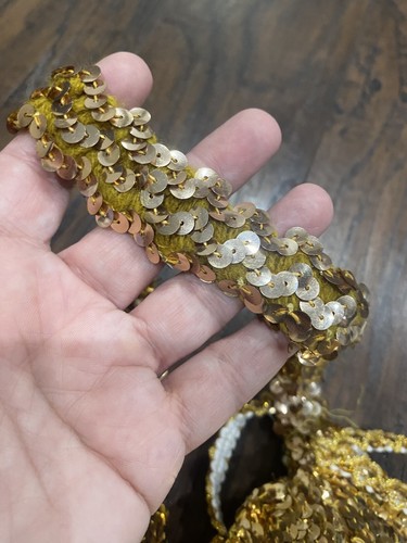 Costume e accessori vintage Fredericks of Hollywood danza del ventre paillettes oro - Foto 13 di 22