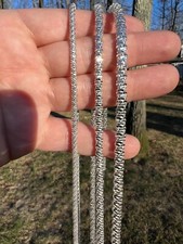 Collar De Cadena De Plata Esterlina 925 100