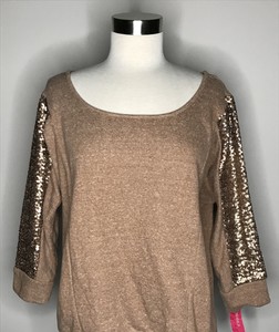 rose gold sequin sweater