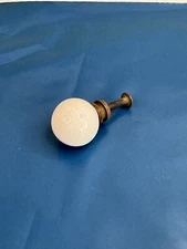 Drexel Declaration Drawer Pull Porcelain White Vintage Mid Century Kipp Stewart