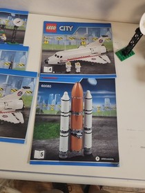 LEGO City Spaceport 60080 Space Shuttle Complete With Minifigures No Box