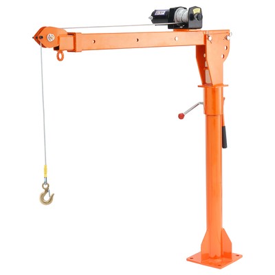 Uimoso Electric Pickup Truck Crane Hoist Crane 1100 lbs 360° Swivel Hoist Lift