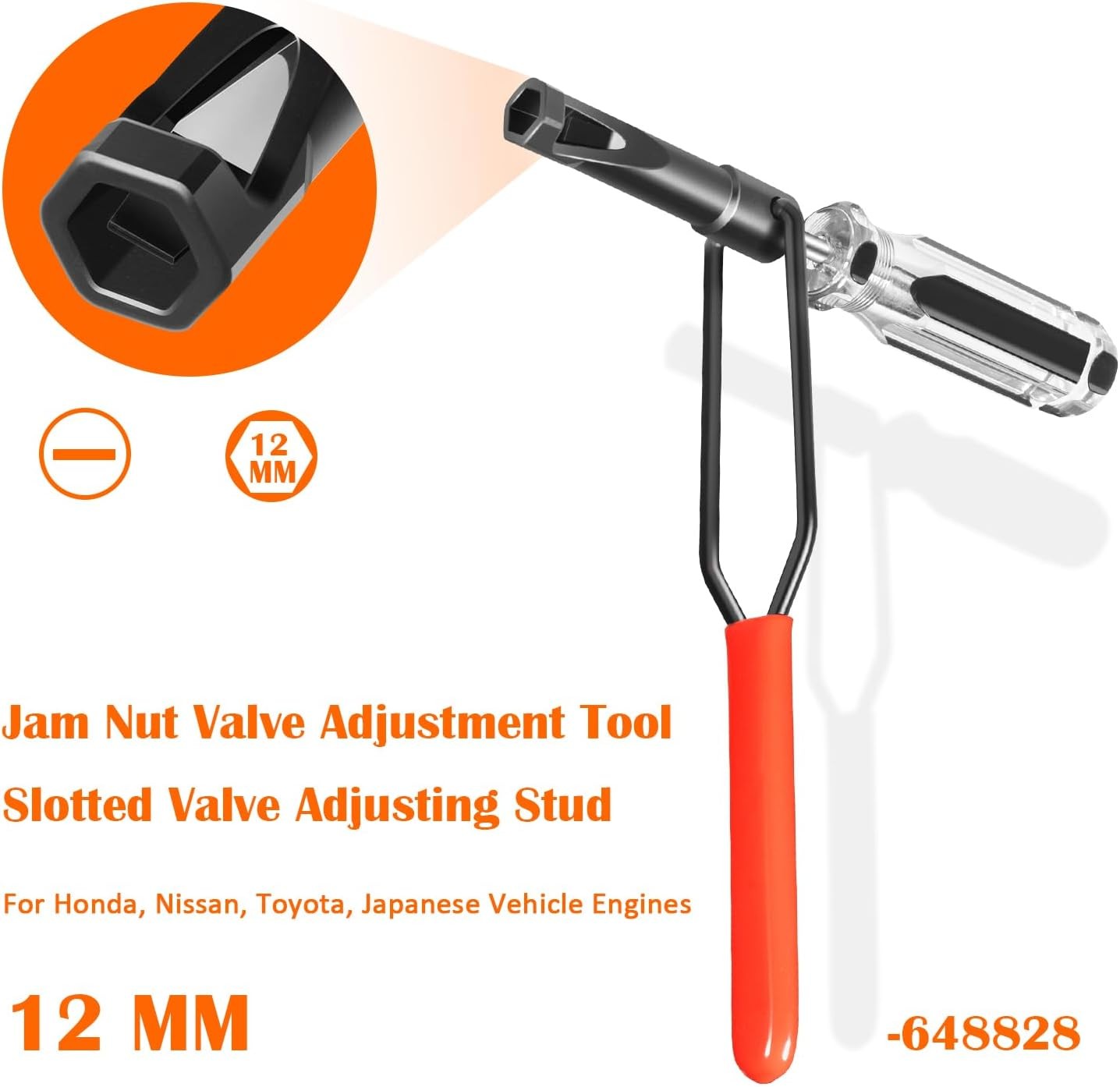 12mm Honda Jam Nut Valve Adjustment Tool 648828 Valve Lapping Guiding Removal
