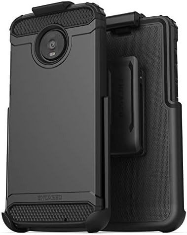 Moto Z4 Scorpio Armor Belt Clip Holster Case with Ultra Protective Tough Grip