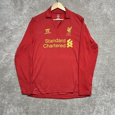 Liverpool Warrior 2012 2013 Home Football Shirt Soccer Jersey Long Sleeve Size M
