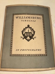 1942 Colonial Williamsburg Virginia Pictorial Booklet & Unused Postcard Lot 14