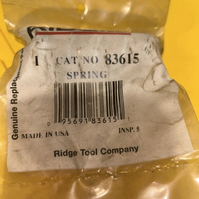 #ad GENUINE RIDGID PARTS 83615 COIL SPRING ASSEMBLY E 3051 E3051 NIB N.O.S $13.00