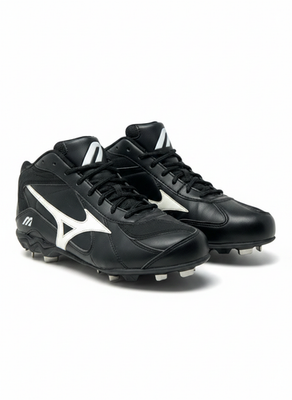 Mizuno baseball cleats mens 7 black lace athletic sport training