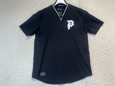 PRIMITIVE Apparel Jersey Black Skateboarding Baseball Shirt Small  See Pics