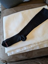 Dr. Motion Everyday Women's Compression Socks Knee Hi 9-11 Black, EUC