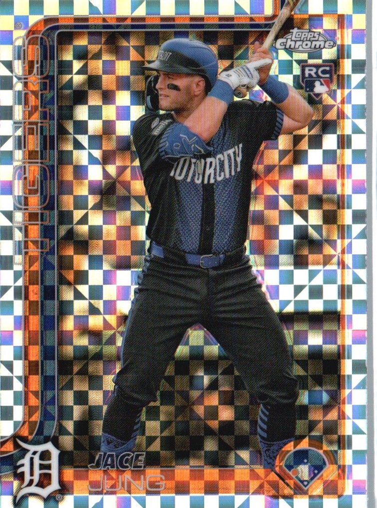 2025 Topps Chrome #225 Jace Jung X-Fractors
