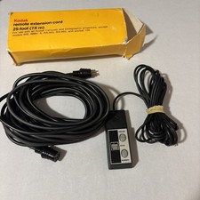 Kodak Carousel Slide Projector Remote Control And 25' Extension Cable 5 Pin z 
