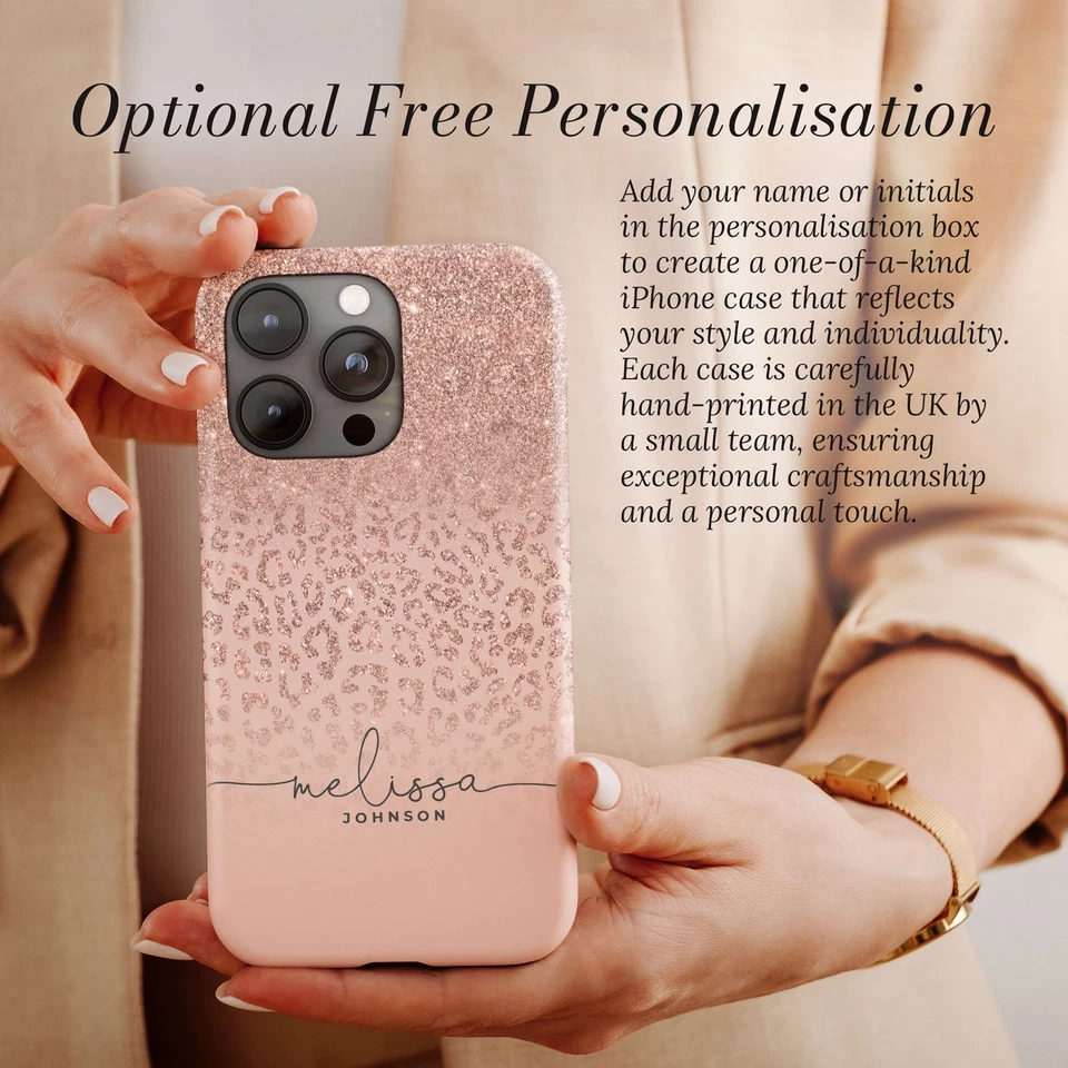 Funda Teléfono Personalizada para iPhone 17 16 15 14 13 Pro Max Funda Estampado Animal Foto 3 de 4