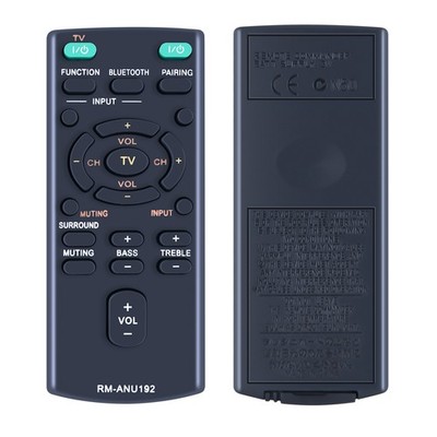 RM-ANU192 Ersatz Fernbedienung für Sony Home Theatre System HT-CT60BT SA-CT60BT