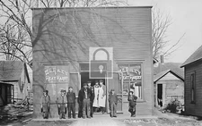 W C Riley Meat Market Mineral Illinois IL - Reprint