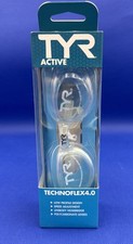TYR Active Technoflex 4.0 Swim Goggles Clear Speed Adjustment Low Profile NEW