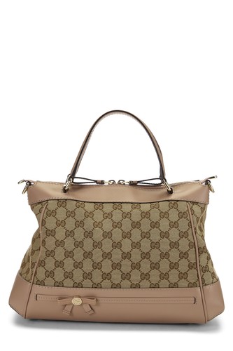 Gucci Pink Original GG Canvas Mayfair Convertible Handbag - WGACA