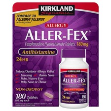 Kirkland Signature Aller-Fex 180 mg., 180 Tablets