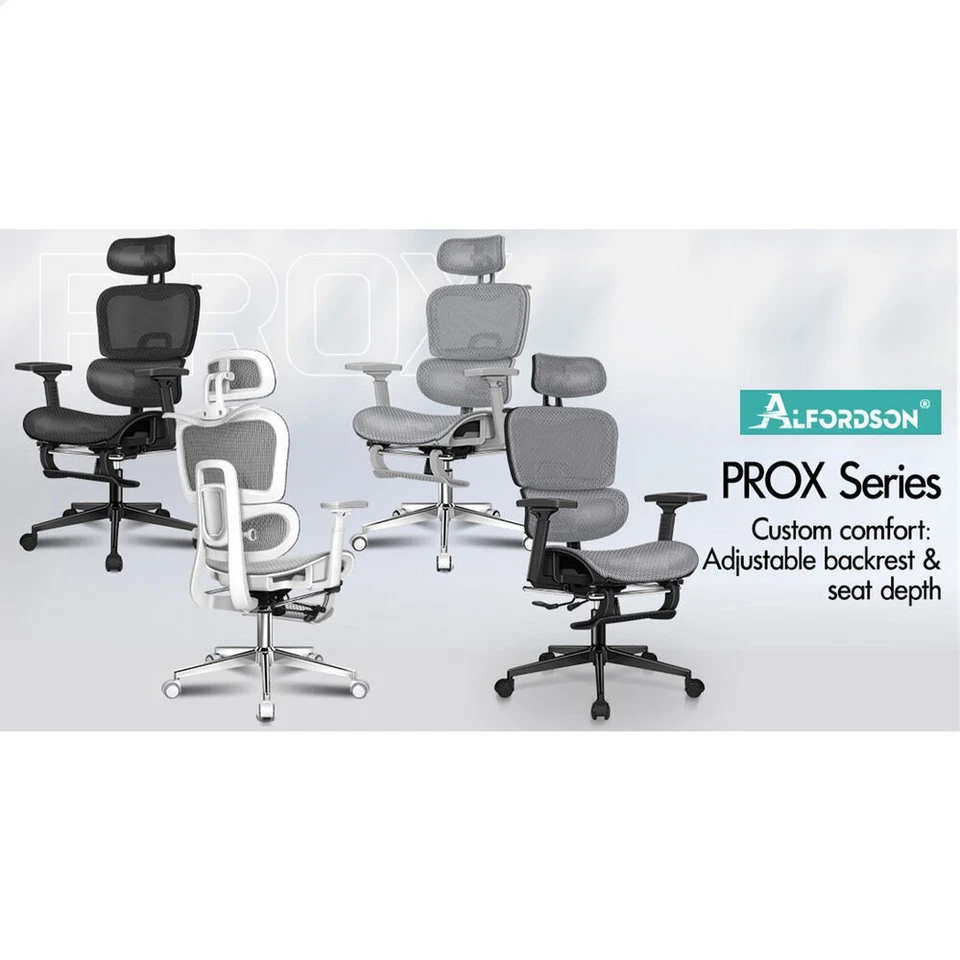 ALFORDSON Ergonomic Office Chair Executive Seat Mesh Work Computer Gaming - image 2 of 4