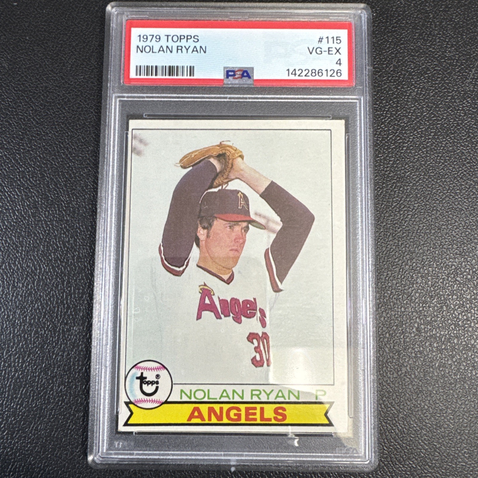 1979 TOPPS #115 NOLAN RYAN PSA 4