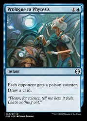 Prologue to Phyresis 65 Phyrexia: All Will Be One