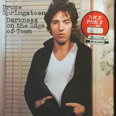 LP Bruce Springsteen Darkness On The Edge Of Town SUNBURST LABELS NEAR MINT