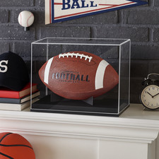 Football Display Case, Acrylic Football Case Display Case Autographed Football H