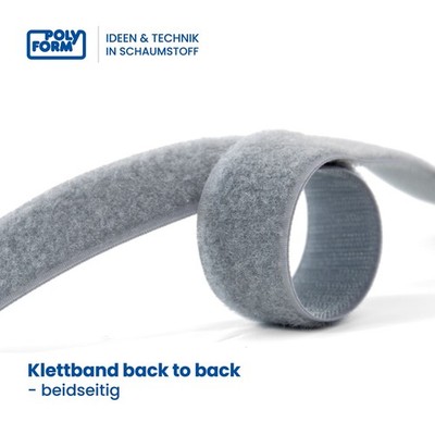 VELCRO  Back to Back Klettband beidseitig 3 cm breit  Kabelbinder Verschluss