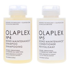 OLAPLEX NO.4 BOND MAINTENANCE SHAMPOO  NO.5 CONDITIONER 3.3 OZ COMBO PACK  NEW