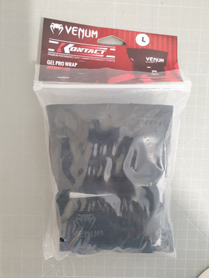Venum Kontact Gel Pro Wraps Handschuh Black (L)