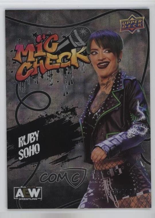 2023 AEW All Elite Wrestling Mic Check Silver Foil 133/199 Ruby Soho #MC-2 17u8
