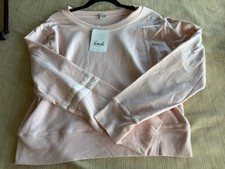PJ Harlow Sammie Lounge Top Women's Medium Blush Pink Soft NWT Made in USA