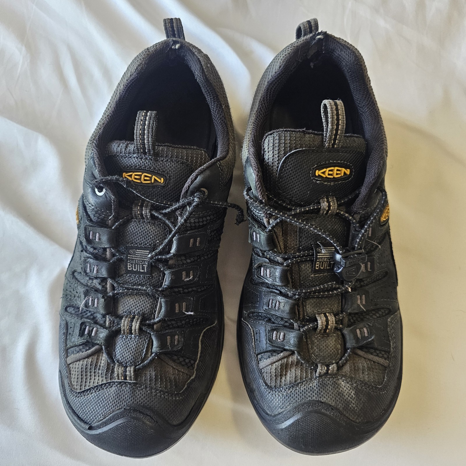 Scarpe uomo 11 Targhee Keen impermeabili sneakers nere escursionismo usate