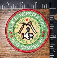 Daniel Webster Council Scout Camps Service Corps New Hampshire BSA Camp Patch