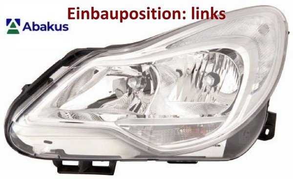 Abakus 442-1169LMLDEM1 Hauptscheinwerfer Links Scheinwerfer FüR Opel-image