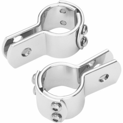 Show Chrome Highway Bar LED Mini Driving Light Clamps - 1-1/4in. - Pr. 22-125