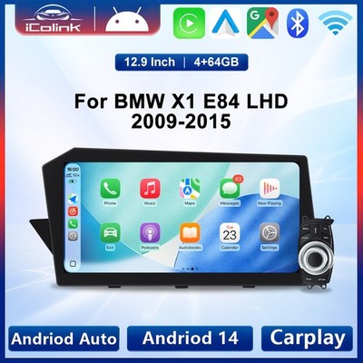 Für BMW X1 E84 2009-2015 mit CIC 12,9'' 4+64GB CarPlay Android Auto Touchscreen