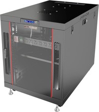 BRAND NEW - Sysracks 12U 35" deep server rack w/ fans PDU 31" mounting depth 