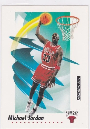 MICHAEL JORDAN 1991 Skybox Premium NBA Basketball Card #39 CHICAGO BULLS!