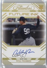 2024 Panini Flawless Future Ink Gold 8/10 Will Warren #FI-WW Auto 16wc
