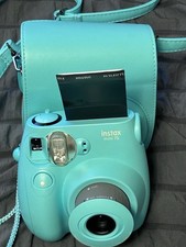 Fujifilm Instax Mini 7S Instant Camera Seafoam Green With Case Tested Working
