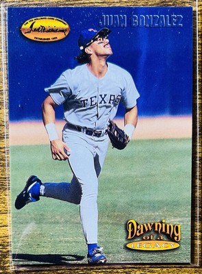 TED WILLIAMS BASEBALL CARD COMPANY DAWNING OF LEGACY JUAN GONZALEZ # 151 NM-MT