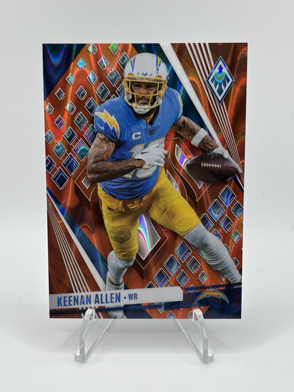 2023 Panini Phoenix Orange Seismic 33/99 Keenan Allen #89