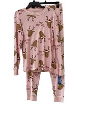 Carter s Women s Snug Fit Pajama NEW 2pc Set 100 Cotton Pink Reindeer Medium