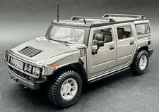 Maisto Hummer H2 1:27 Scale Die Cast Model Gray Silver